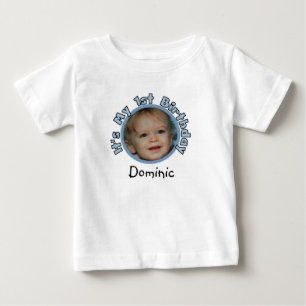 Pour Bébé Ajoutez la photo et appelez le ęr T-shirt