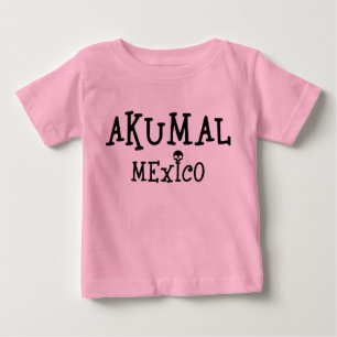 Pour Bébé Akumal Mexico Design - T-shirt Baby Fine Jersey