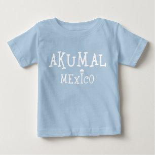 Pour Bébé Akumal Mexico Design - T-shirt Baby Fine Jersey