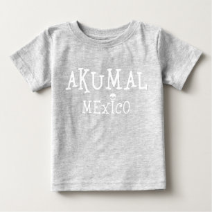 Pour Bébé Akumal Mexico Design - T-shirt Baby Fine Jersey
