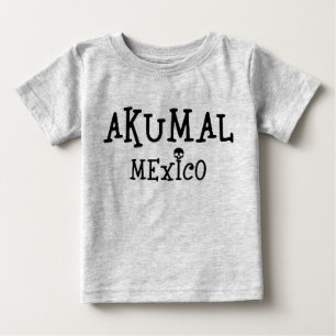Pour Bébé Akumal Mexico Design - T-shirt Baby Fine Jersey