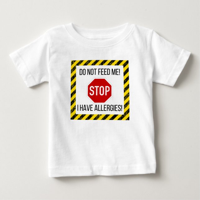 Pour Bébé Allergies alimentaires petit-enfant et t-shirt béb (Devant)
