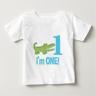 Pour Bébé Alligator 1er anniversaire Je suis UN T-shirt