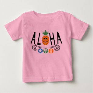 Pour Bébé Aloha Pineapple Design - Baby Fine Jersey T-Shirt