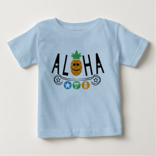 Pour Bébé Aloha Pineapple Design - T-shirt Baby Fine Jersey