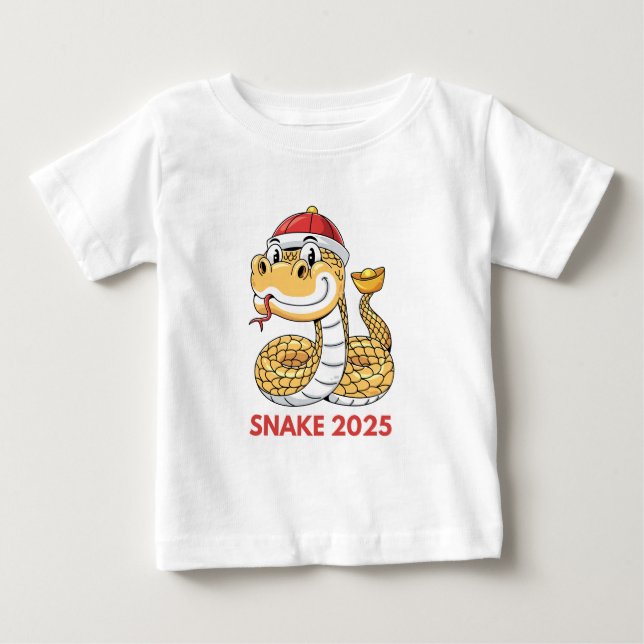 Pour Bébé Année du serpent T-shirt 2025 (Devant)