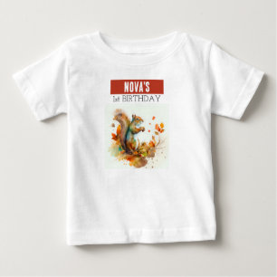 Pour Bébé Automne / Autumn Vibes Squirrel - T-shirt d'annive
