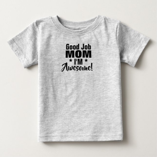 Pour Bébé Awesome - Baby Fine Jersey T-shirt (Devant)