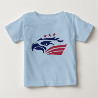 Pour Bébé Baby Blue 2024 Election American Baby T-Shirt
