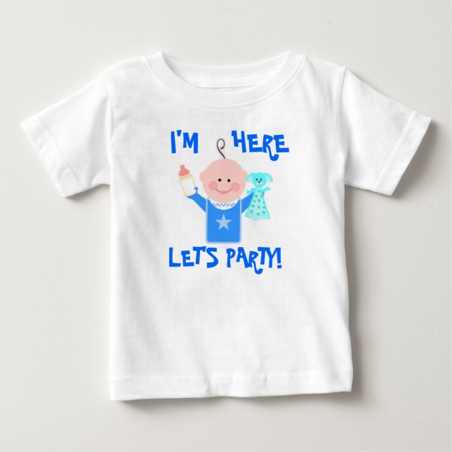 Pour Bébé Baby Boy Faire-part / T-shirt d'arrivée (Devant)