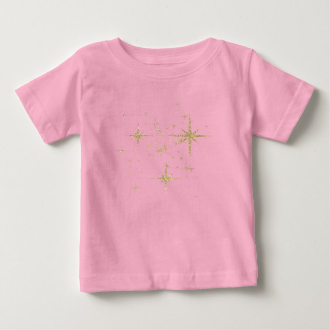 Pour Bébé Baby Glitter T-Shirt  (Devant)