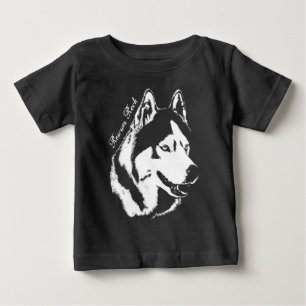 Pour Bébé Baby Husky T-Shirt traîneau Chien Chien Chien Chio