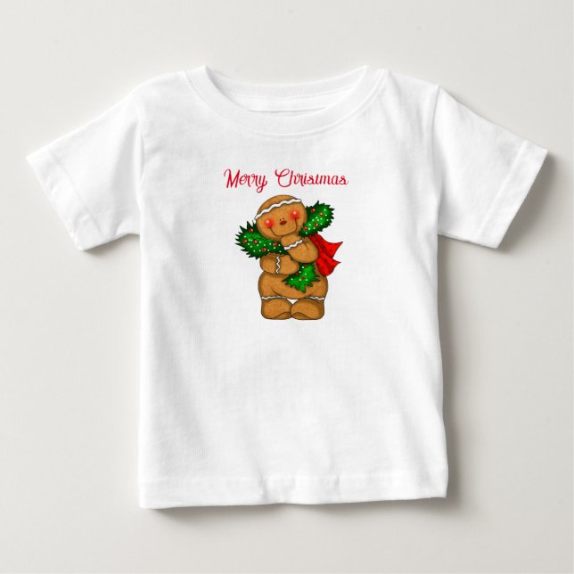 Pour Bébé Baby T-shirt Gingerbread Personne (Devant)