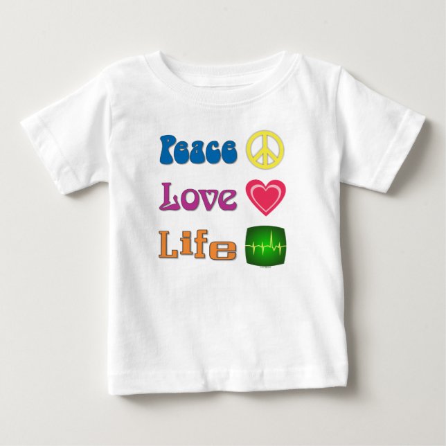 Pour Bébé Baby t-shirt or one-piece. (Devant)