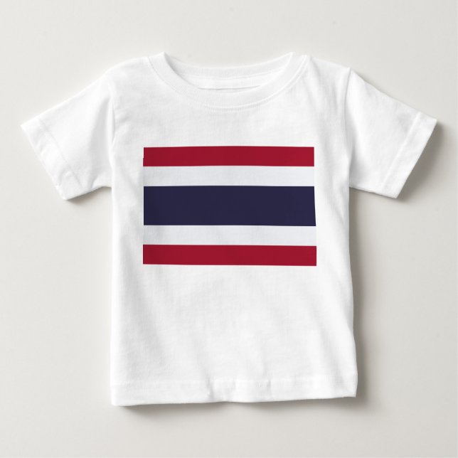 Pour Bébé Baby T-Shirt with Flag of Thailand (Devant)
