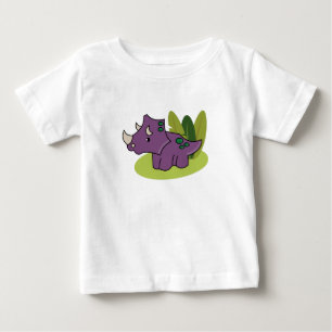 Pour Bébé Baby Triceratops Baby T-Shirt