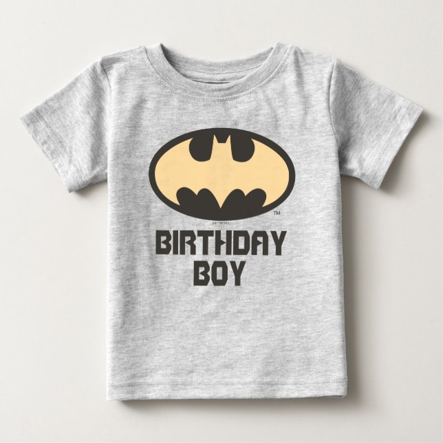 Pour Bébé Batman (homonymie) | T-shirt Birthday Boy Baby (Devant)