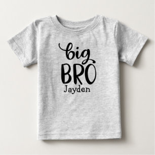 Pour Bébé Big Bro T-Shirt Big Brother avec nom