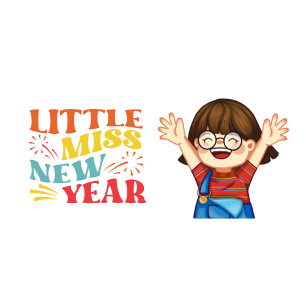 Pour Bébé Bonne nouvelle année Little Genius Sean T-Shirt