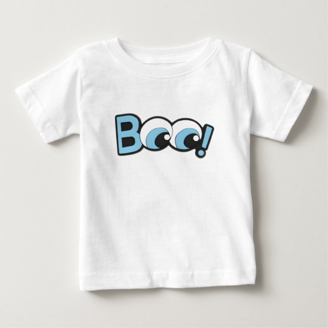 Pour Bébé Boo ! T-shirt des yeux de dessin (Devant)