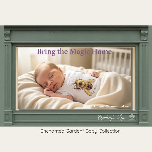 Pour Bébé Bumblebee Baby T-Shirt | Whimsical Bee Happy (Créateur téléchargé)