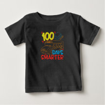 Bus scolaire plus intelligent 100 jours T-shirt