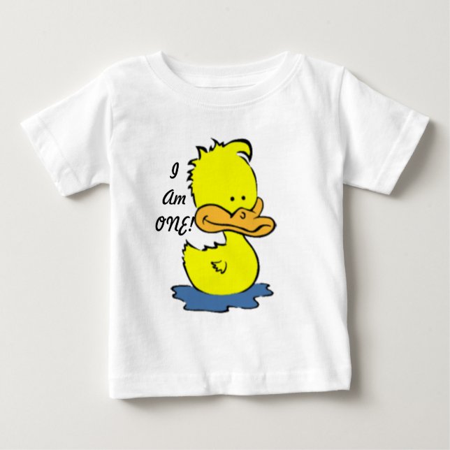 Pour Bébé Canard de bande dessinée, je suis un T-shirt (Devant)