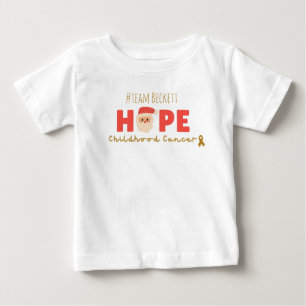Pour Bébé cancer de l'enfance Custom Christmas Baby T-shirt
