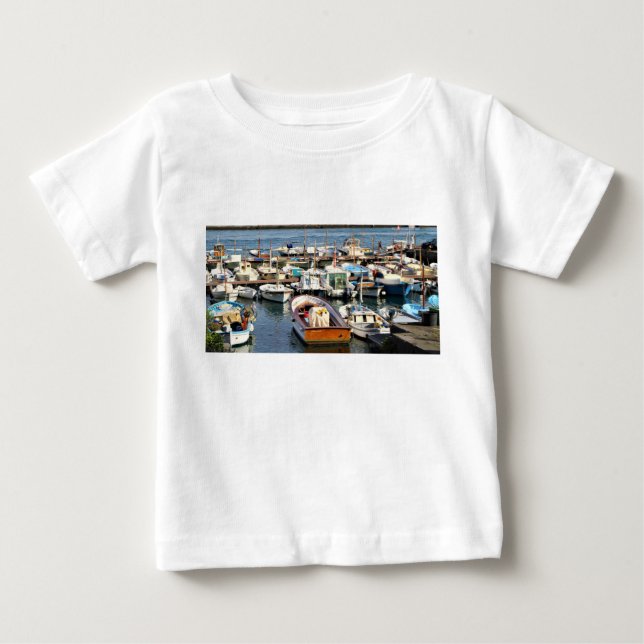 Pour Bébé Capri, Italie, Bateaux, T-shirt (Devant)