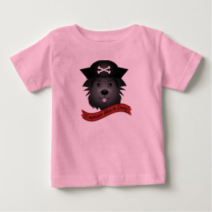 Pour Bébé Captain Black Dog - Baby Fine Jersey T-Shirt 