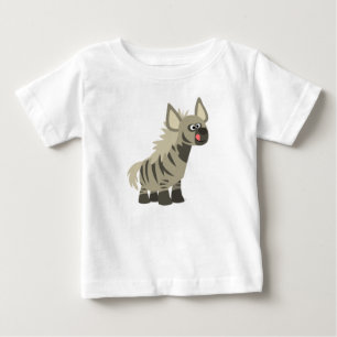 Pour Bébé Caricature affamée mignonne Hyena Baby T-Shirt