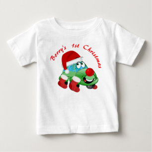Pour Bébé Cartoon de Noël Jersey T-Shirt