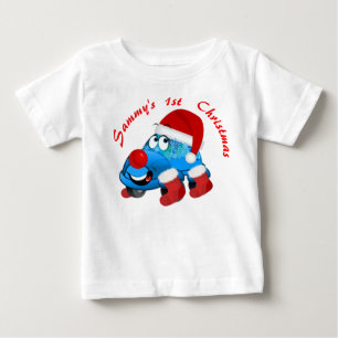 Pour Bébé Cartoon de Noël Jersey T-Shirt