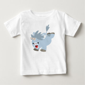 Pour Bébé Cartoon Mischievous Baby Unicorn Baby T-shirt