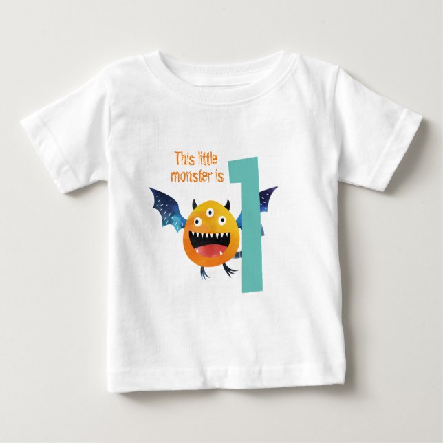 Pour Bébé Ce petit monstre est One Baby T-shirt (Devant)