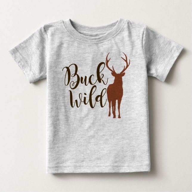 Pour Bébé Cerfs communs sauvages de chasse de T-shirt (Devant)