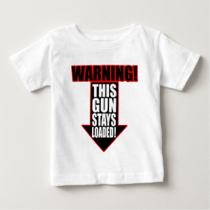 Pour Bébé Cette arme à feu reste le T-shirt chargé