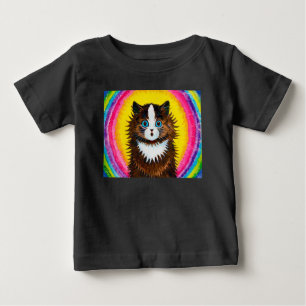 Pour Bébé Chat en arc-en-ciel, T-shirt Louis Wain Baby