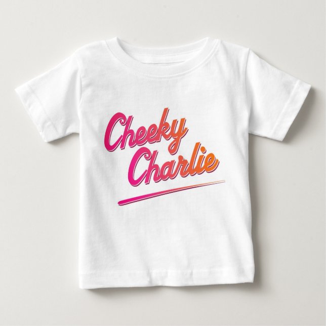 Pour Bébé Cheeky Charlie T-Shirt (Devant)