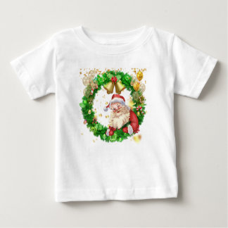 Pour Bébé Chemise T-shirt Santa Claus Baby Fine Jersey