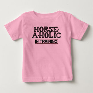 Pour Bébé Cheval-Un-Holic dans le T-shirt de nourrisson de