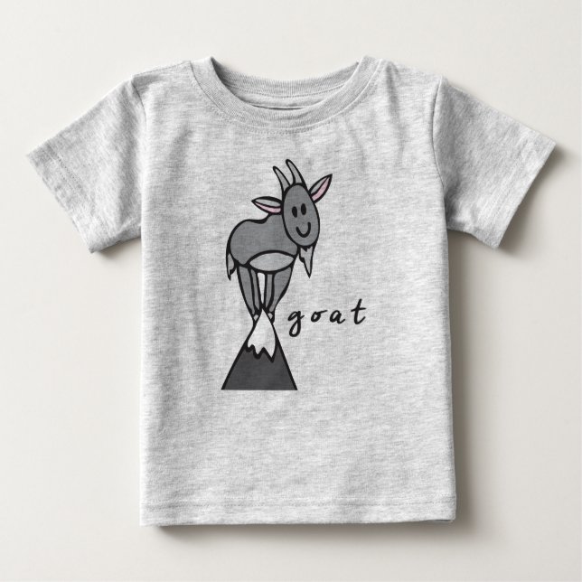 Pour Bébé Chèvres en tête ou en T-shirt (Devant)