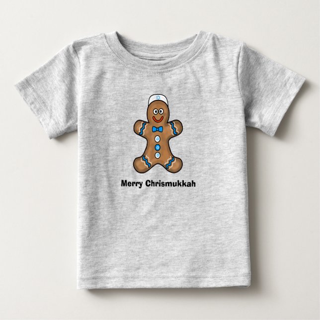 Pour Bébé Christian juif Baby Chrismukkah Open T-shirt (Devant)