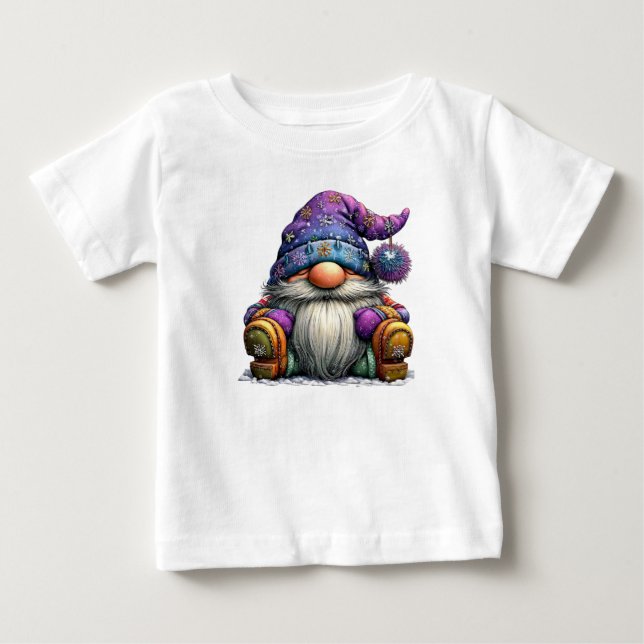 Pour Bébé Christmas Gronme Jersey T-Shirt for Children (Devant)