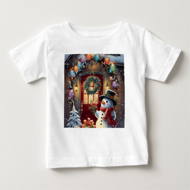 Pour Bébé Christmas infant T-shirt (Devant)