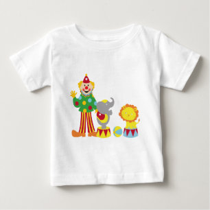 Pour Bébé Clown de cirque de bande dessinée et T-shirt