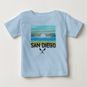 Pour Bébé Conception de San Diego - T-Shirt en jersey fin po