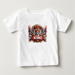 Pour Bébé Conception de T-Shirt à typographie « LE ROI »