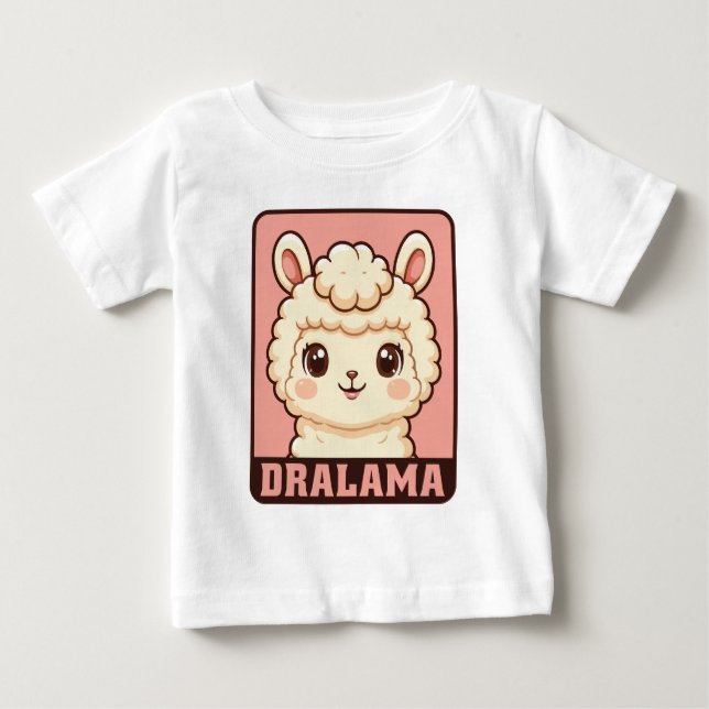 Pour Bébé Conception de t-shirt avec une illustration de lam (Devant)