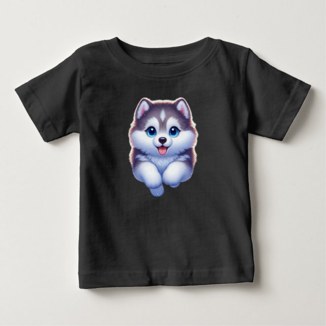 Pour Bébé Conception de T-Shirt Chien Mignon (Devant)